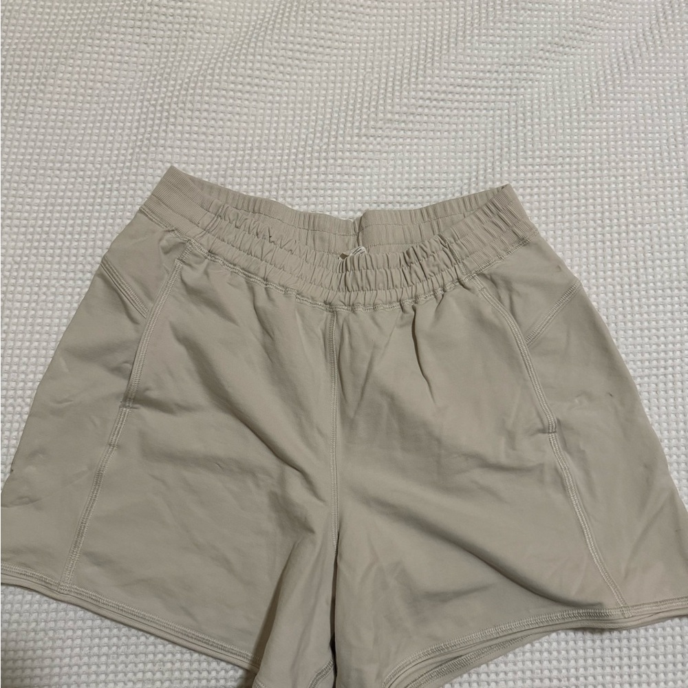lululemon athletica Beige Athletic Shorts